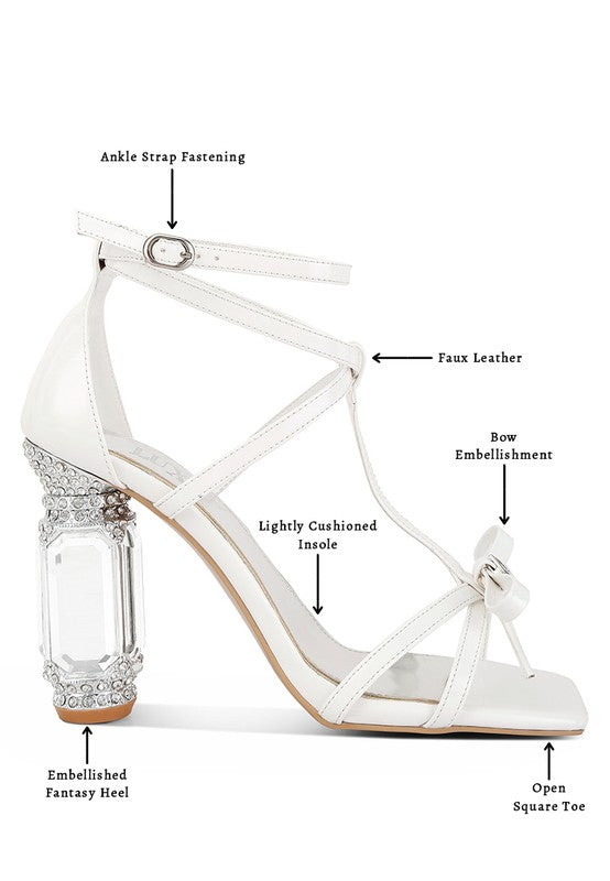 Affluence Fantasy Heels – Step Into Luxury in Fuchsia, Silver, or White