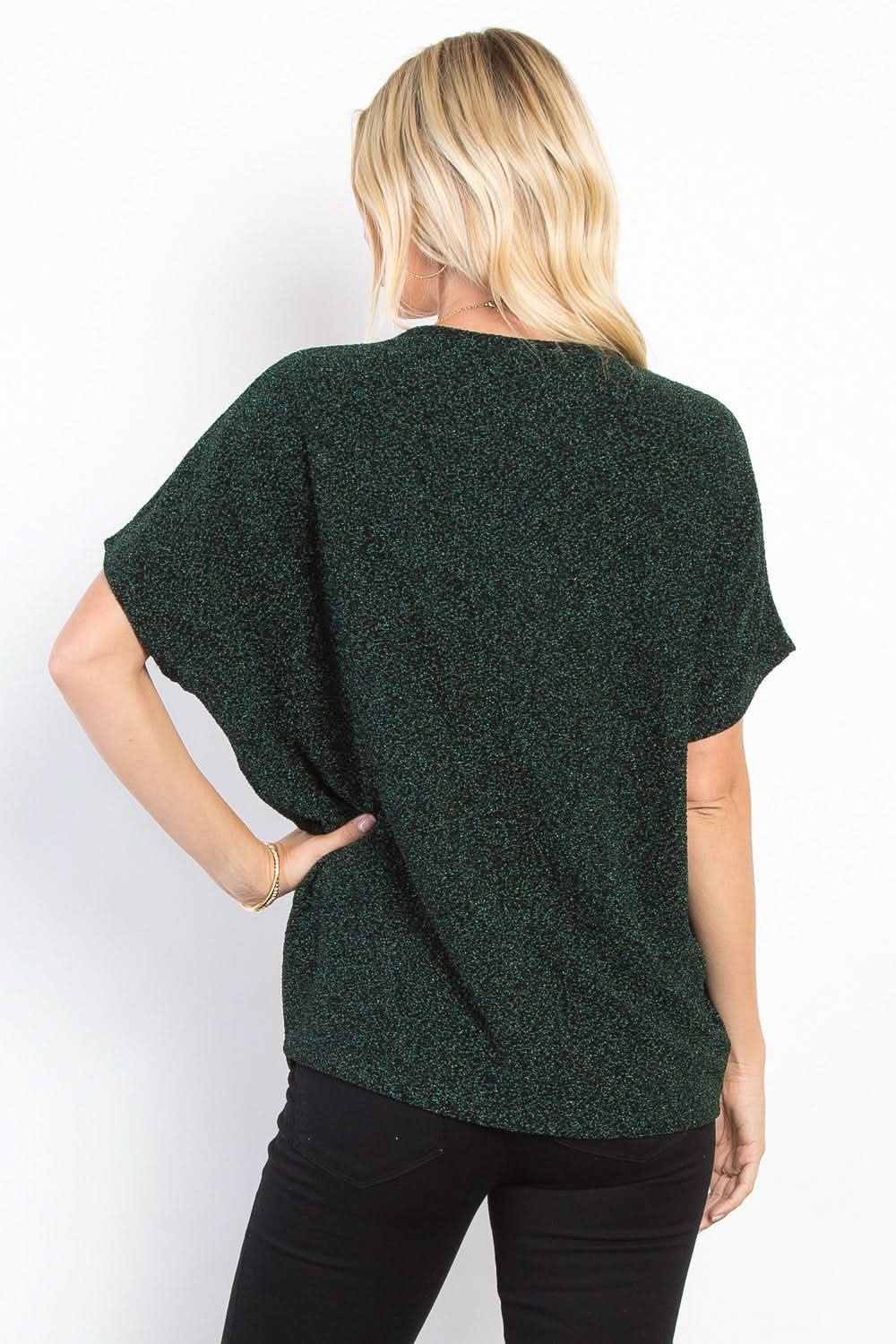 Be Stage Lurex Cinched Top - Love Salve