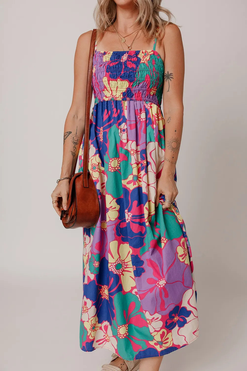 Good Vibes & Garden Blooms Maxi Dress
