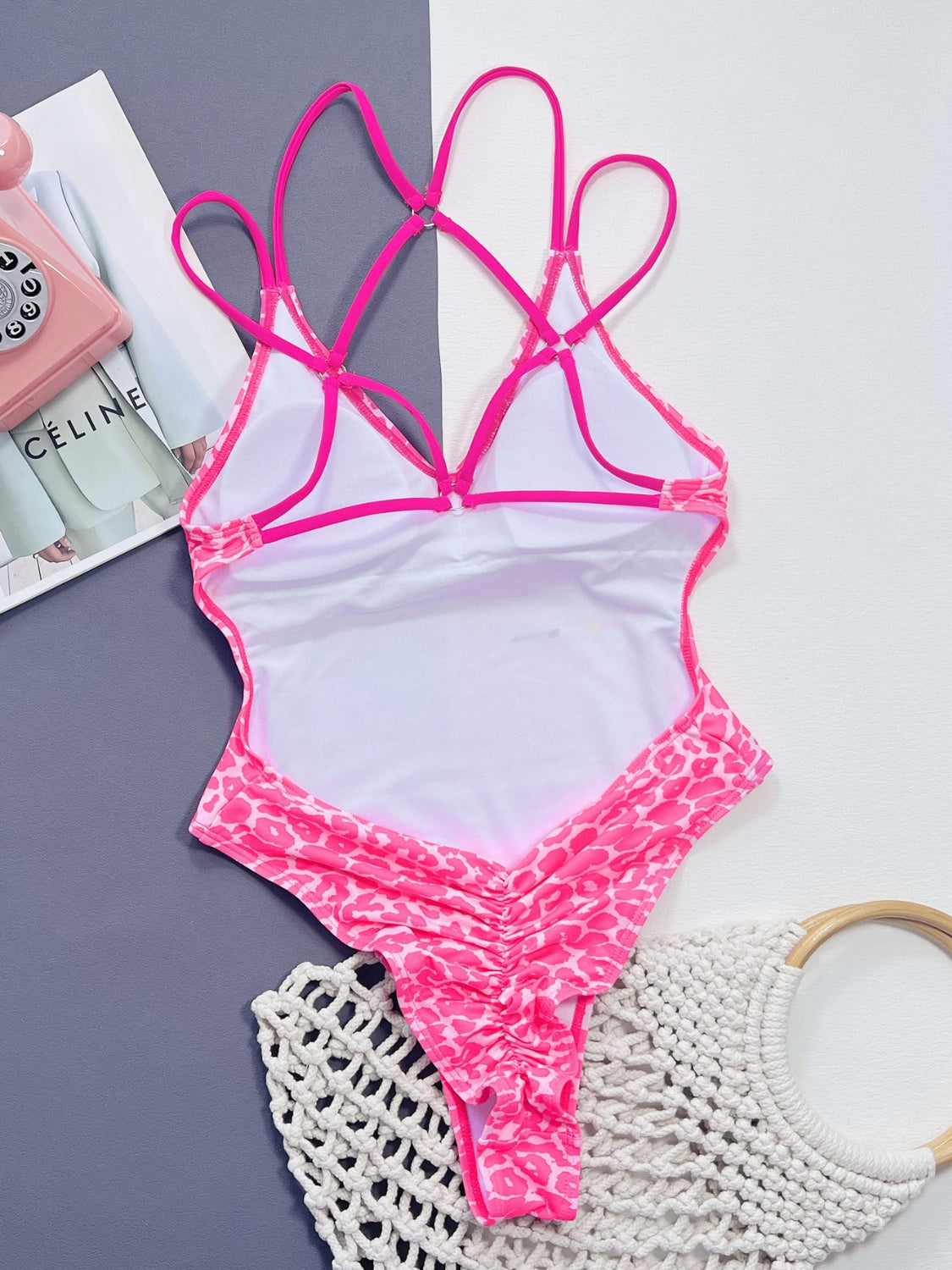 Fierce & Flirty Leopard Plunge One-Piece