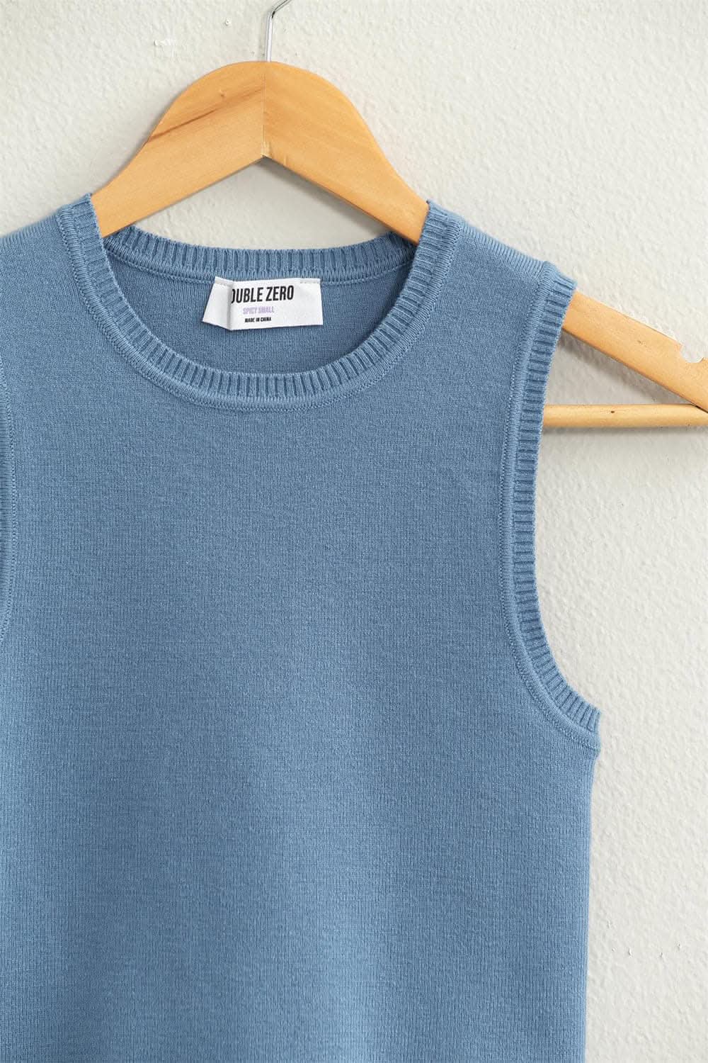 Chic ribbed cropped tank top - Love Salve