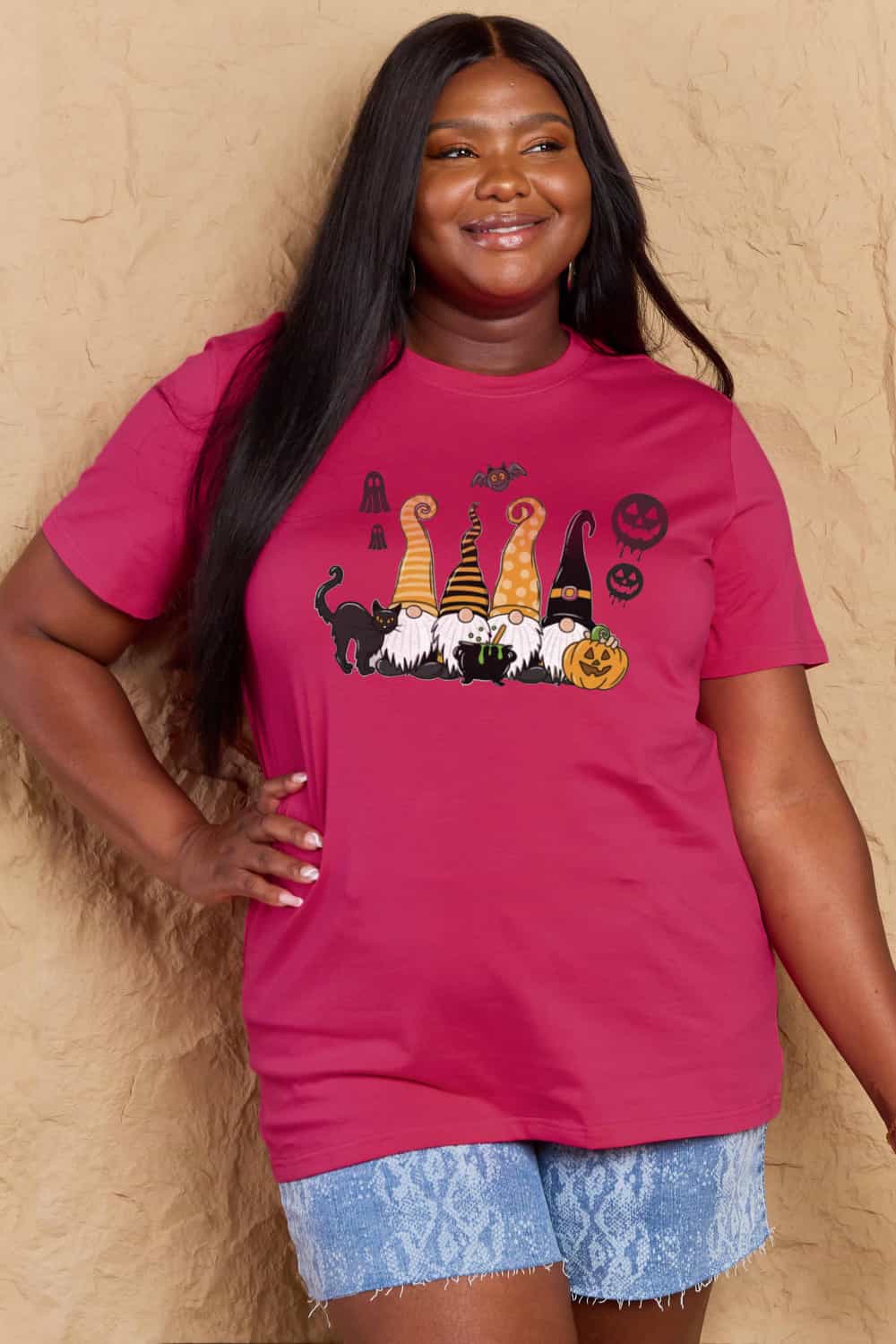 Simply Love Halloween Tee: Cotton Graphic