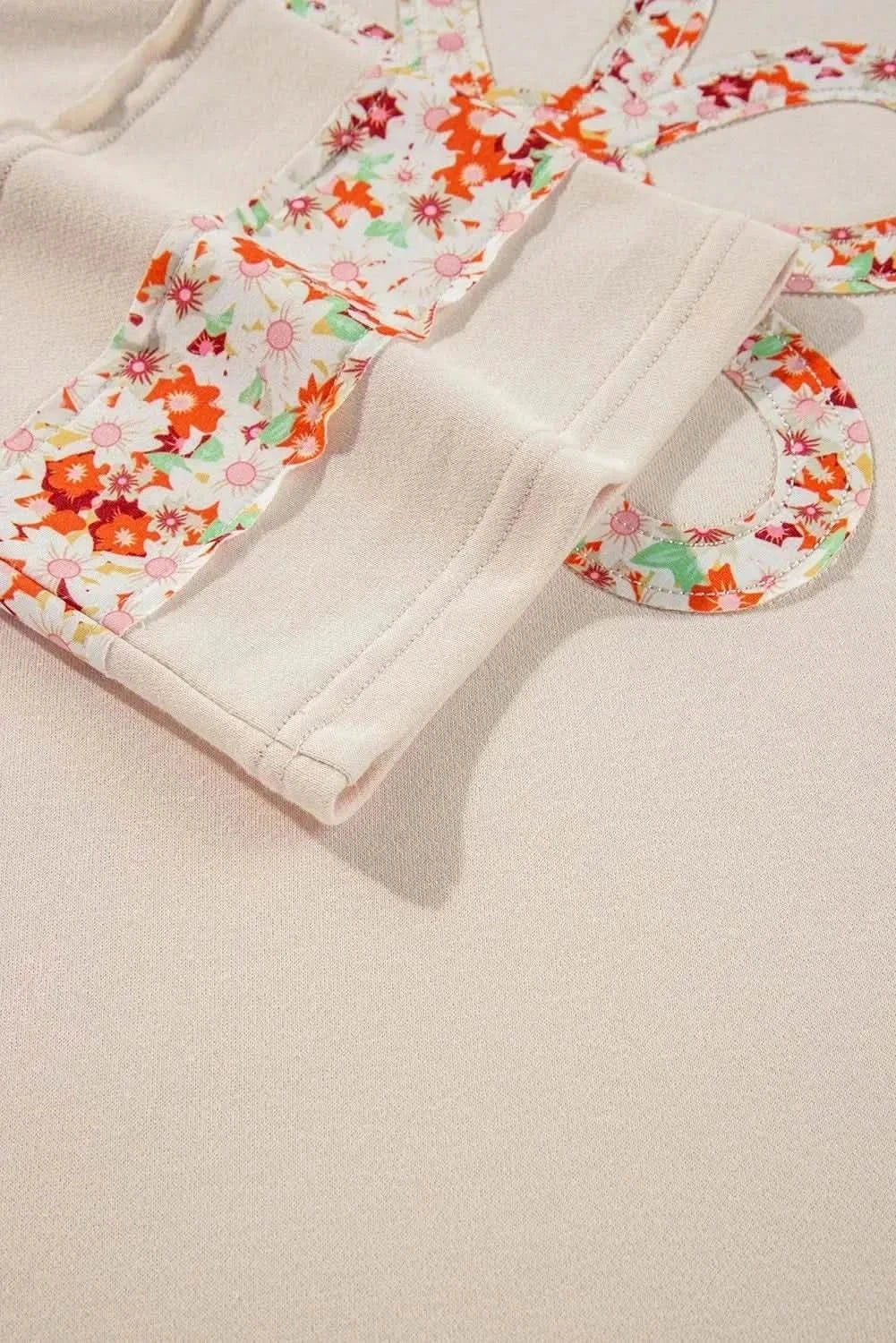 Floral blouse with slits and seams - Love Salve