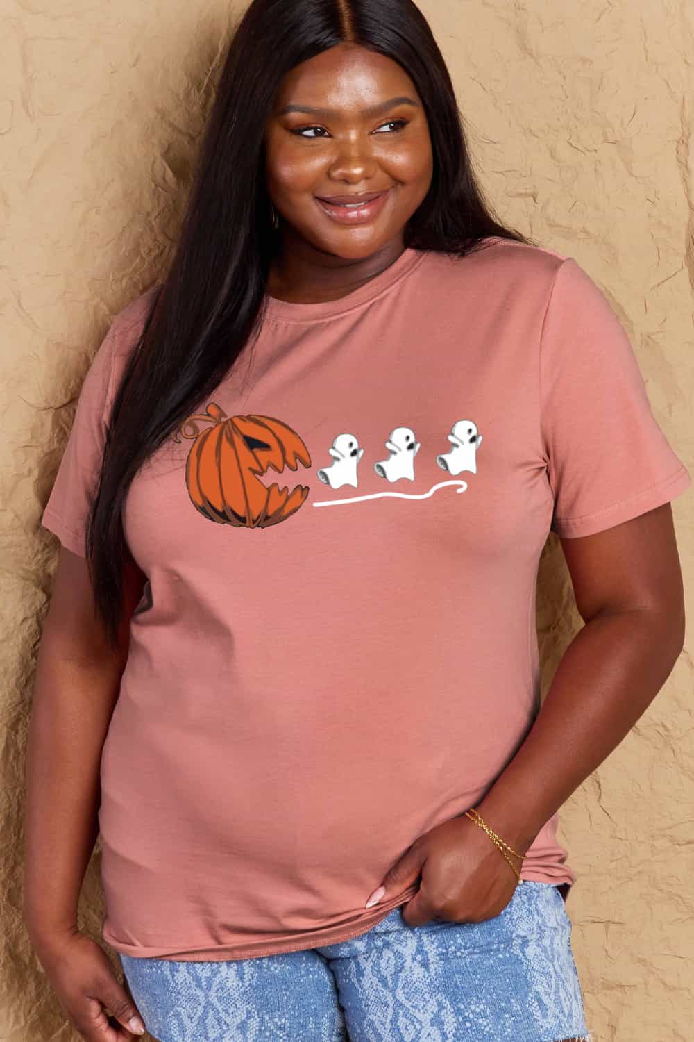 Simply Love Jack-O'-Lantern Tee