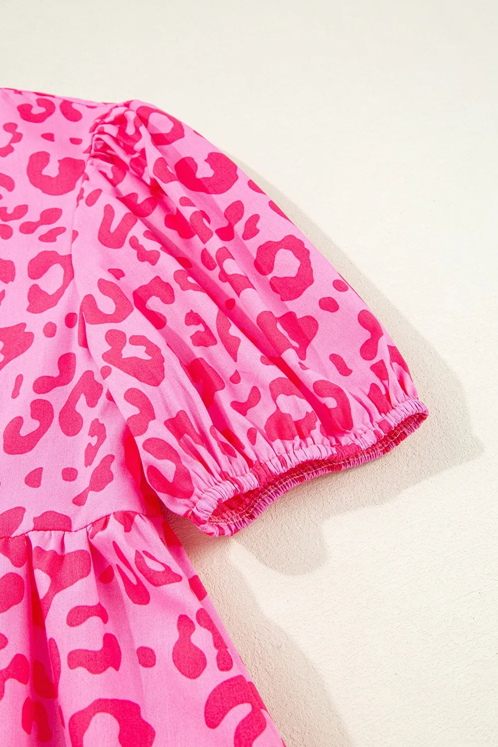 Simply Love: Leopard Puff Sleeve Dress