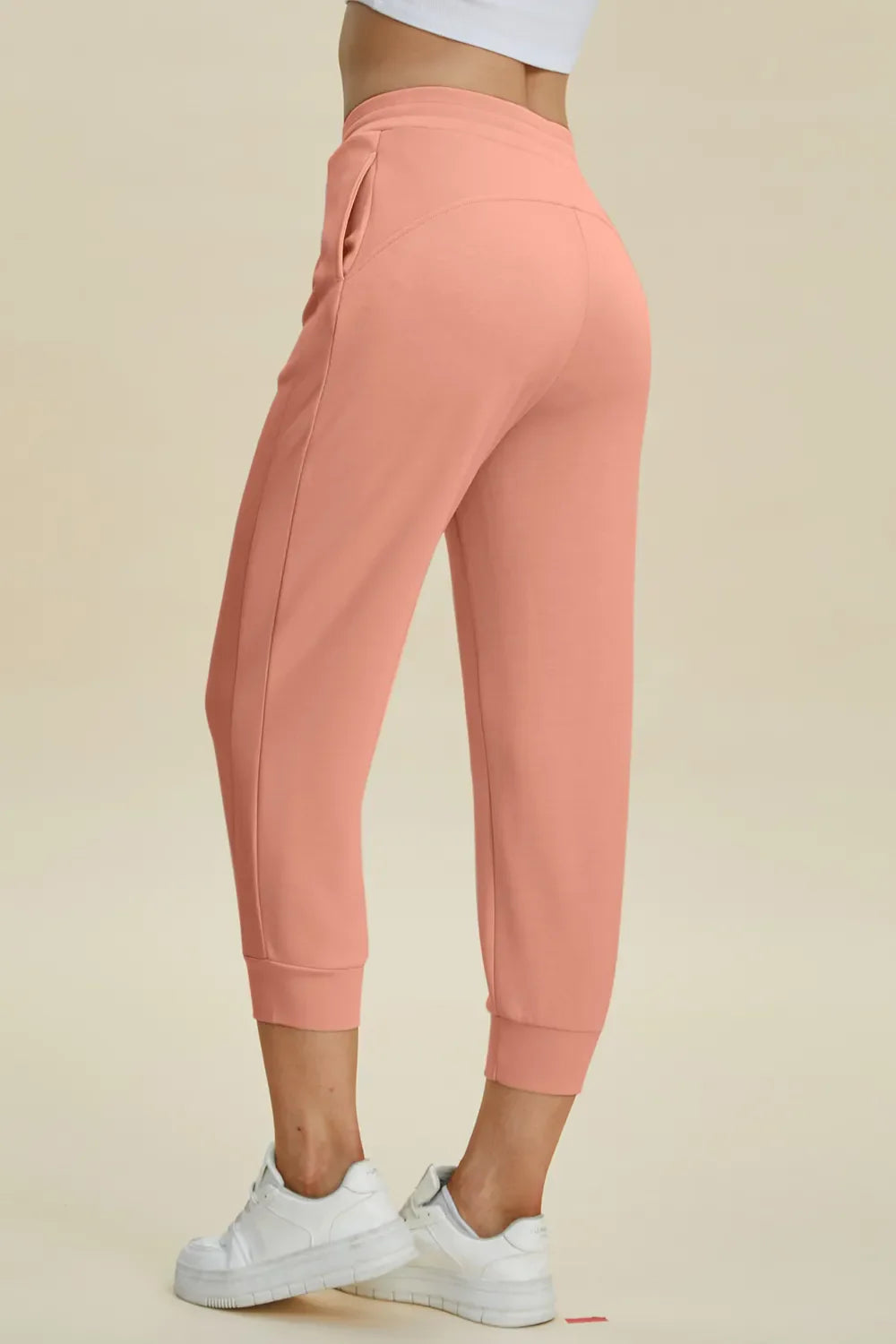 ShopBasicbae: High Waist Cropped Scuba Pants