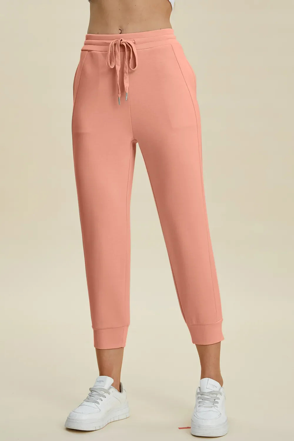 ShopBasicbae: High Waist Cropped Scuba Pants