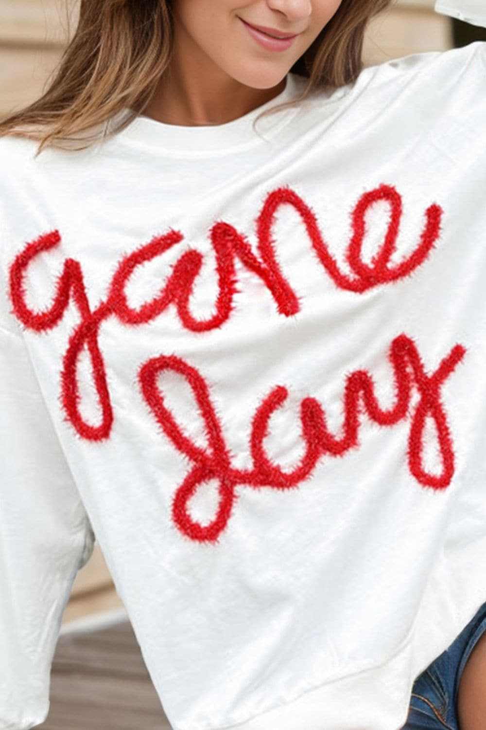 Cozy long sleeve pullover top - Love Salve