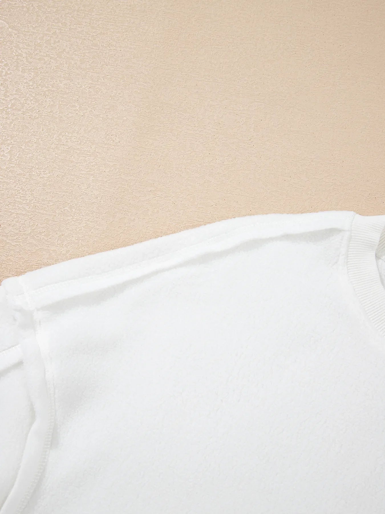 Exposed Seam Chest Pocket Knit Pullover Sweatshirt
