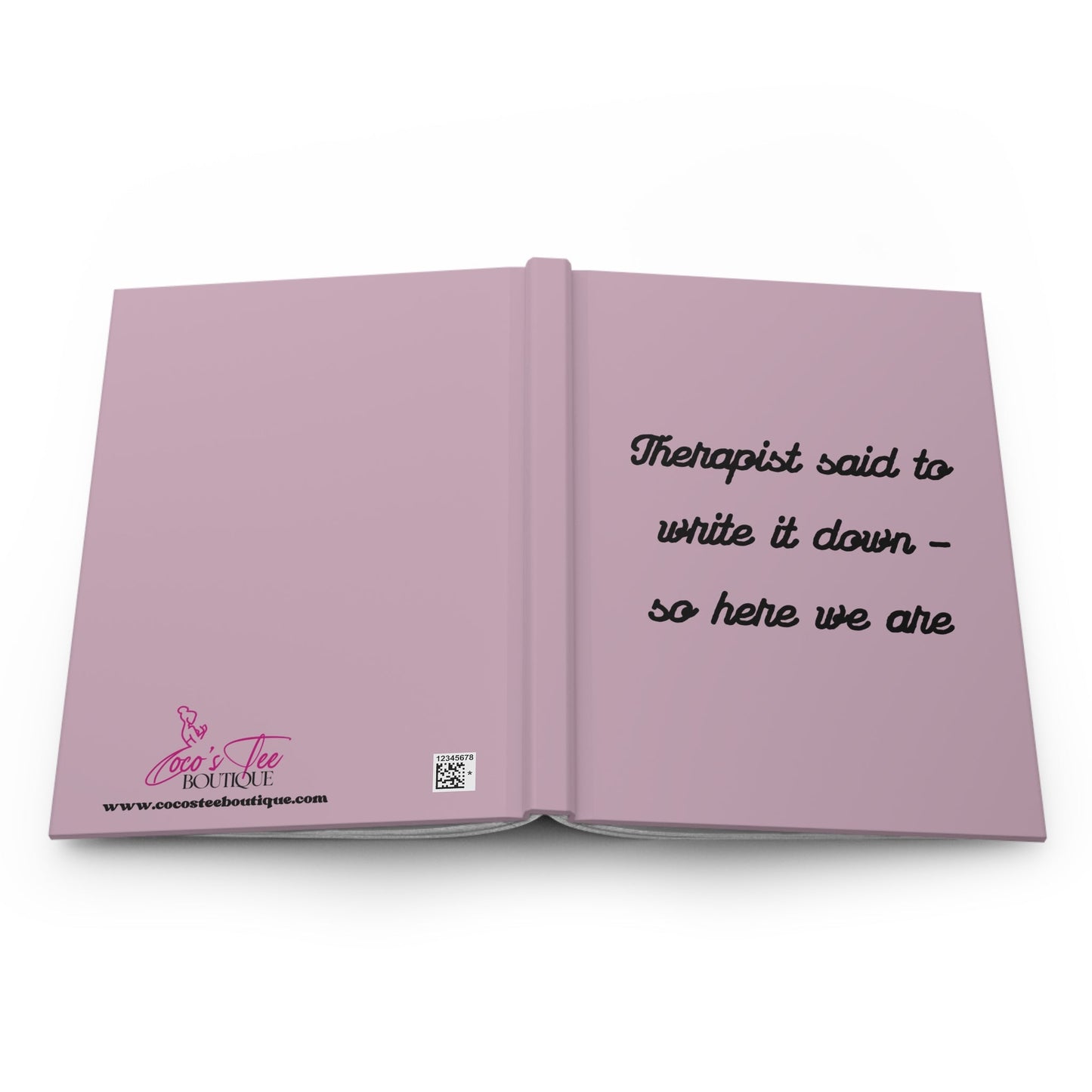 Therapist Told Me To – Mauve Mind Dump Journal