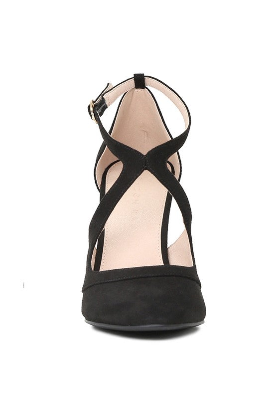 Strut & Slay Cross Strap Heels