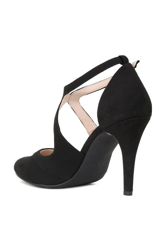 Strut & Slay Cross Strap Heels