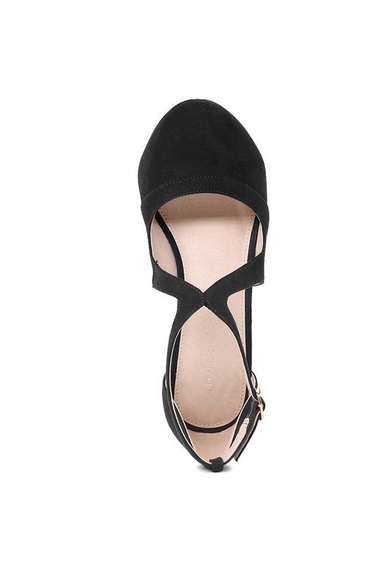 Strut & Slay Cross Strap Heels