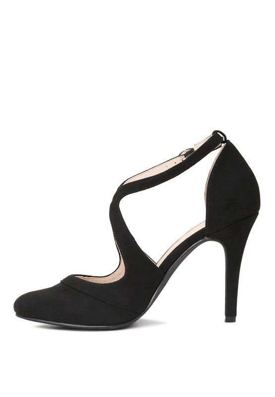 Strut & Slay Cross Strap Heels