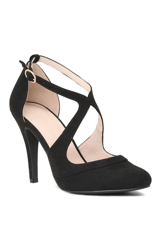 Strut & Slay Cross Strap Heels
