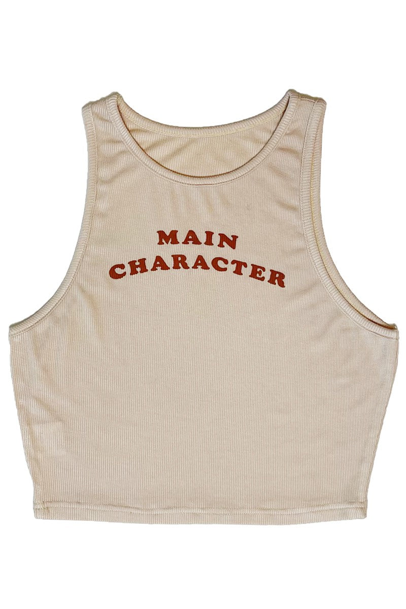 Main Character Crop Tank