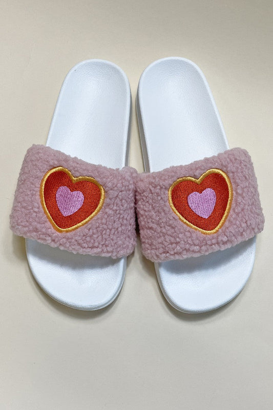 Novelty Sherpa Slides Miss Sparkling