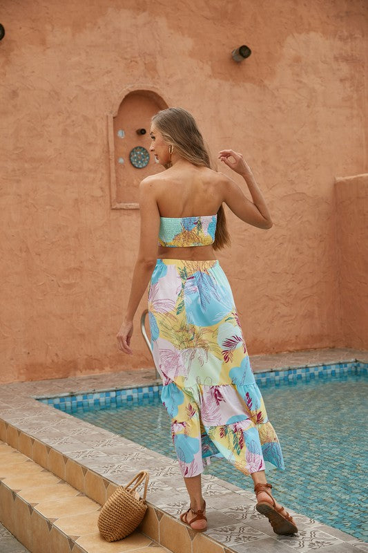 Vacay Vibes 2-Piece Maxi Skirt Set