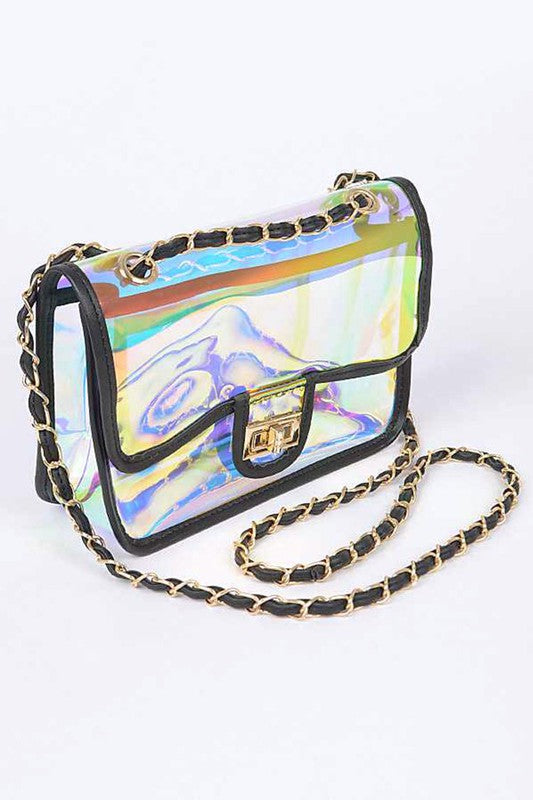 Glow Getter Holographic Crossbody & Clutch Set