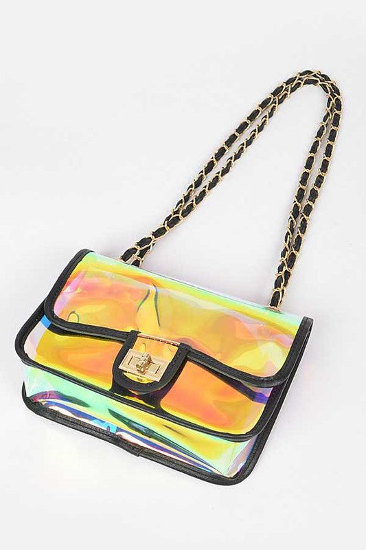 Glow Getter Holographic Crossbody & Clutch Set