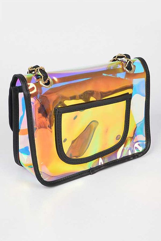 Glow Getter Holographic Crossbody & Clutch Set