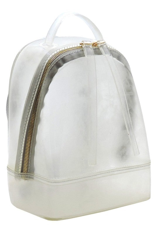 Clear Convertible Jelly Candy Backpack – 2-in-1 Chic!