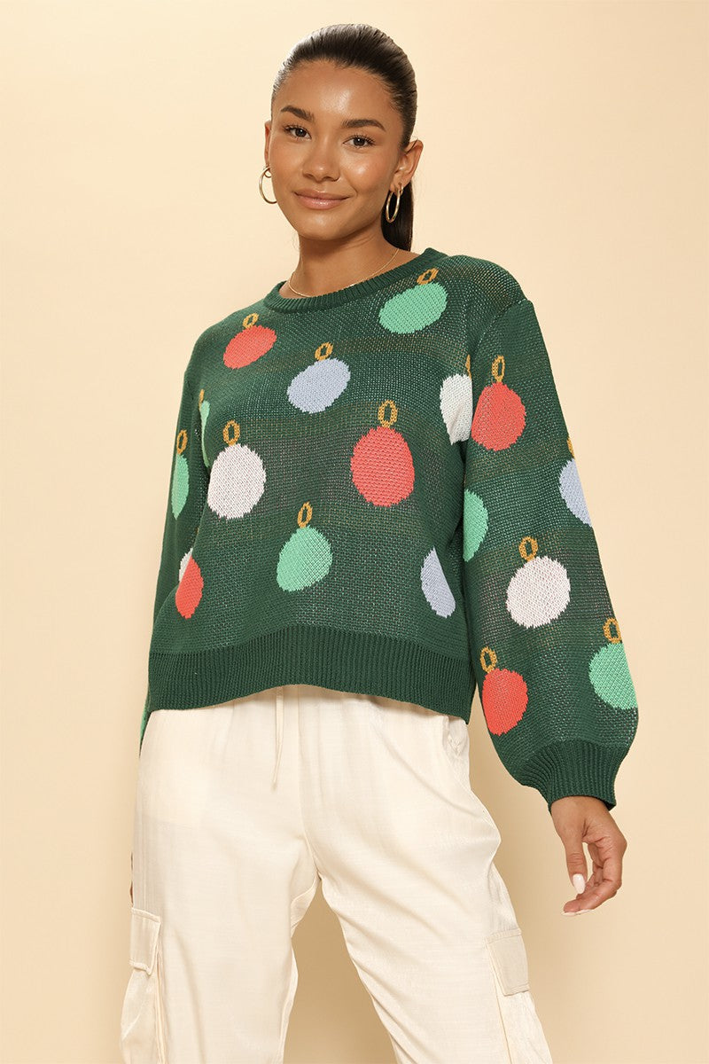 Holiday ornament Christmas sweater