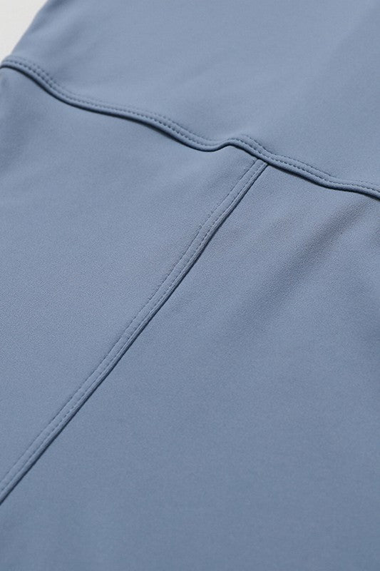 Zippered Activewear Romper – All-in-One High-Performance Jumpsuit