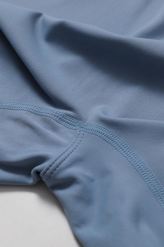 Zippered Activewear Romper – All-in-One High-Performance Jumpsuit