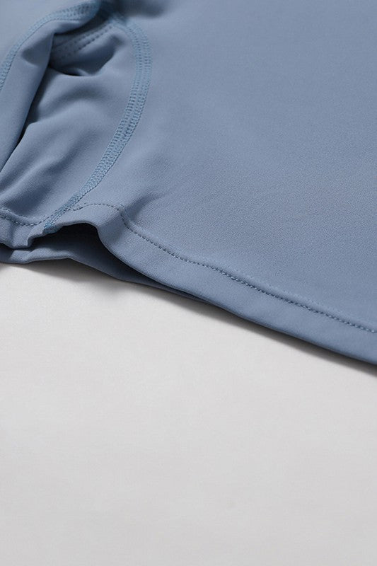 Zippered Activewear Romper – All-in-One High-Performance Jumpsuit