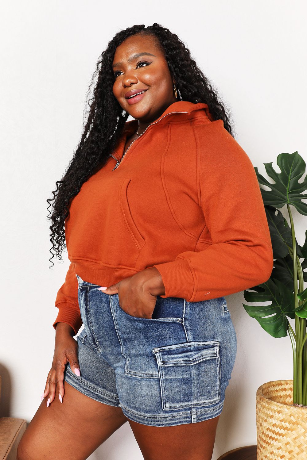 Double Take: Cozy Half-Zip Hoodie