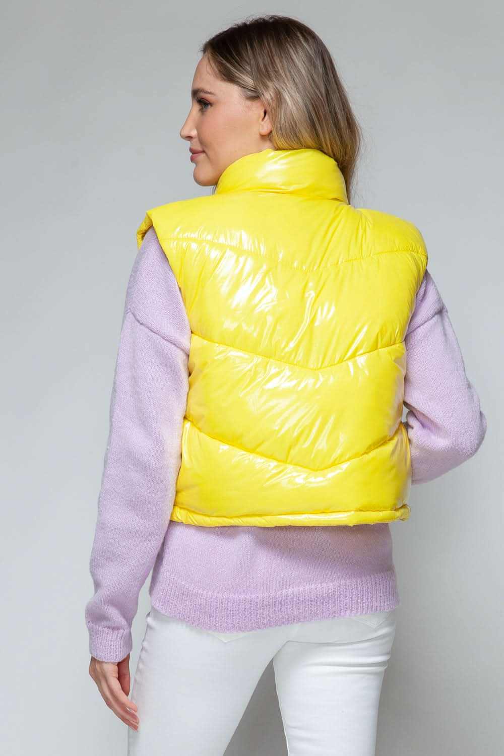 Snobbish shiny quilted vest - Love Salve
