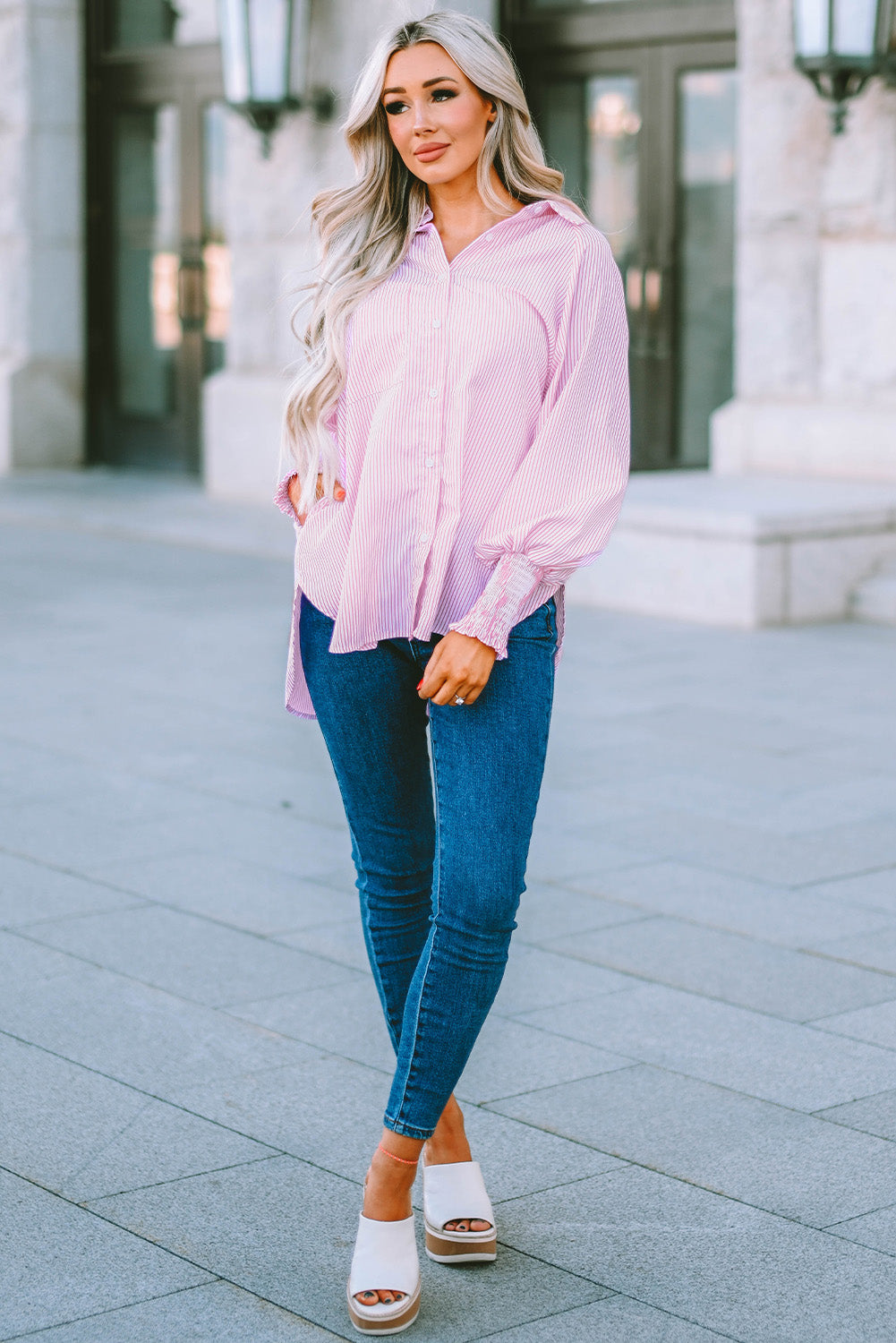 Everyday Striped Blouse