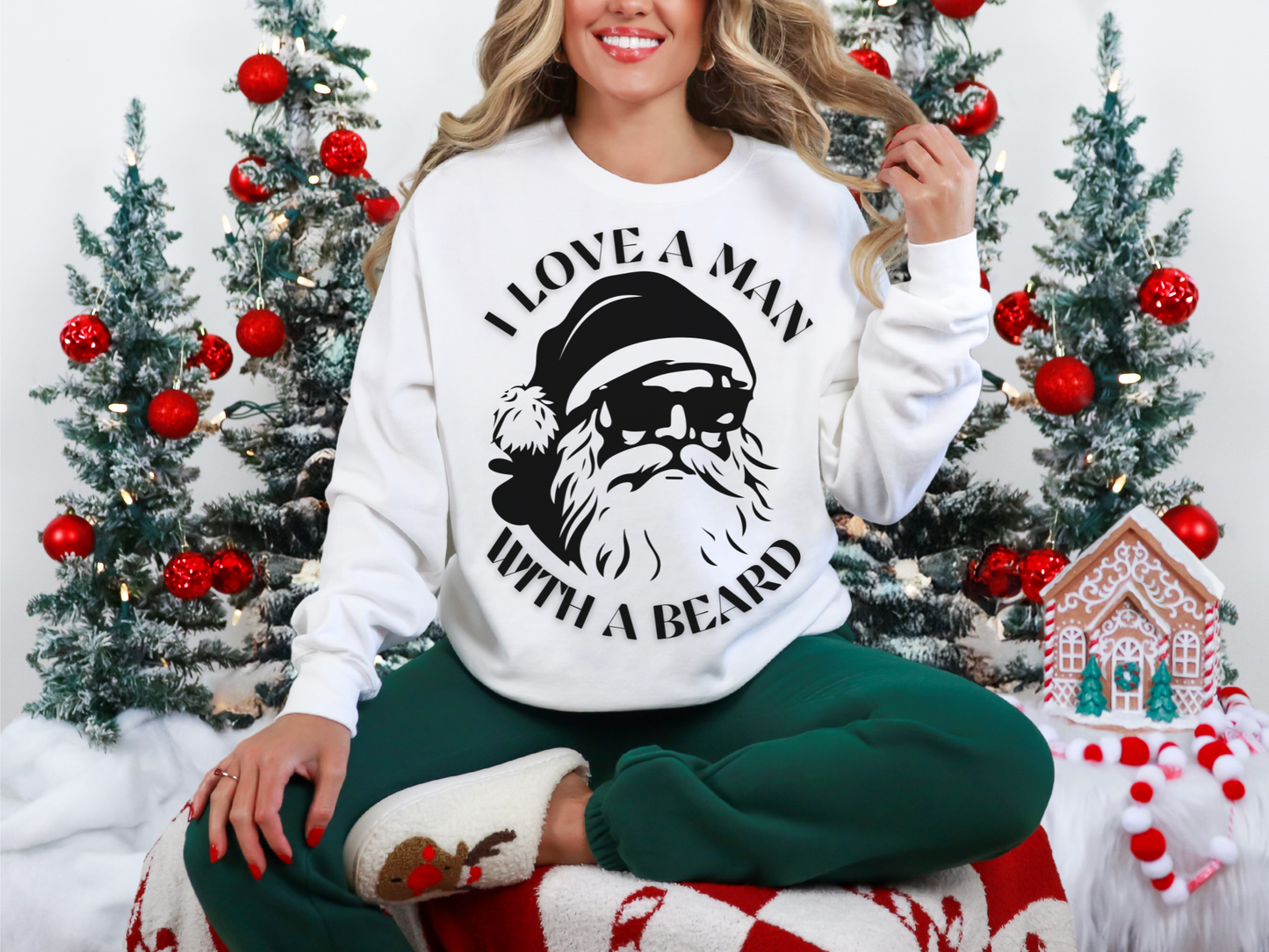 Santa's Beard Appreciation Society Christmas Sweatshirt