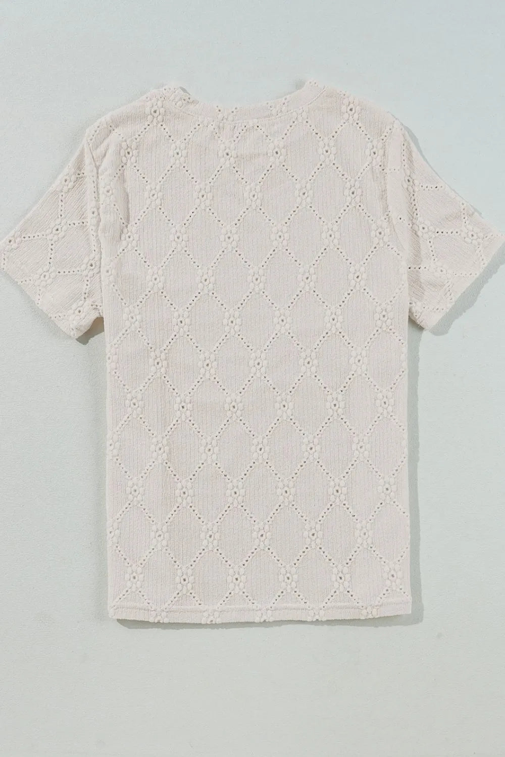 Simply Love: Eyelet Blouse, Short Sleeve