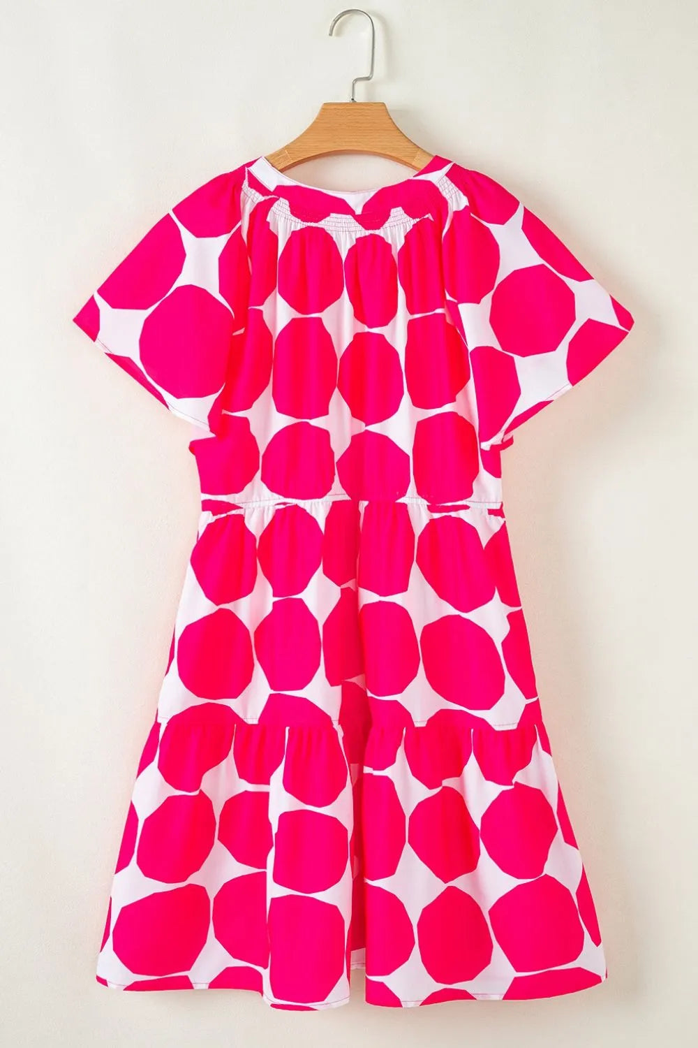 Simply Love: Flutter Sleeve Contrast Dress