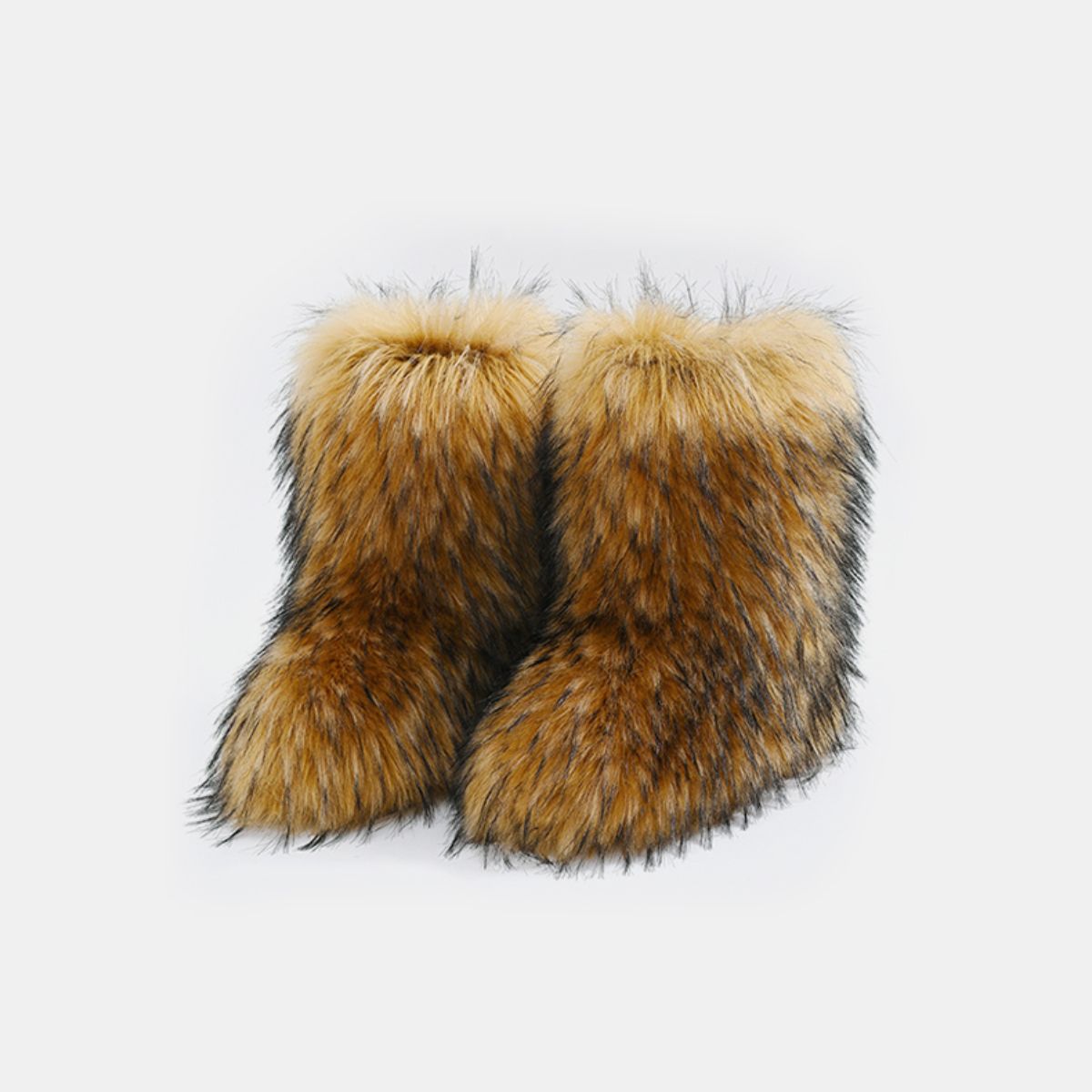Maxx'd Out Fuzzy Platform Boots – Warm, Wild & Wow-Worthy!