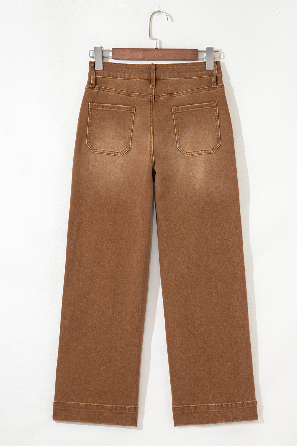 Breen Cropped High Rise Wide Leg Jeans Casual Everyday Wear