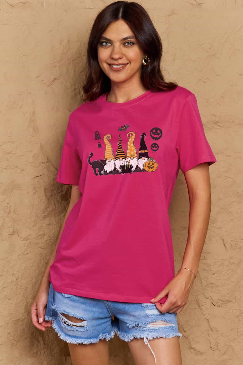 Simply Love Halloween Tee: Cotton Graphic