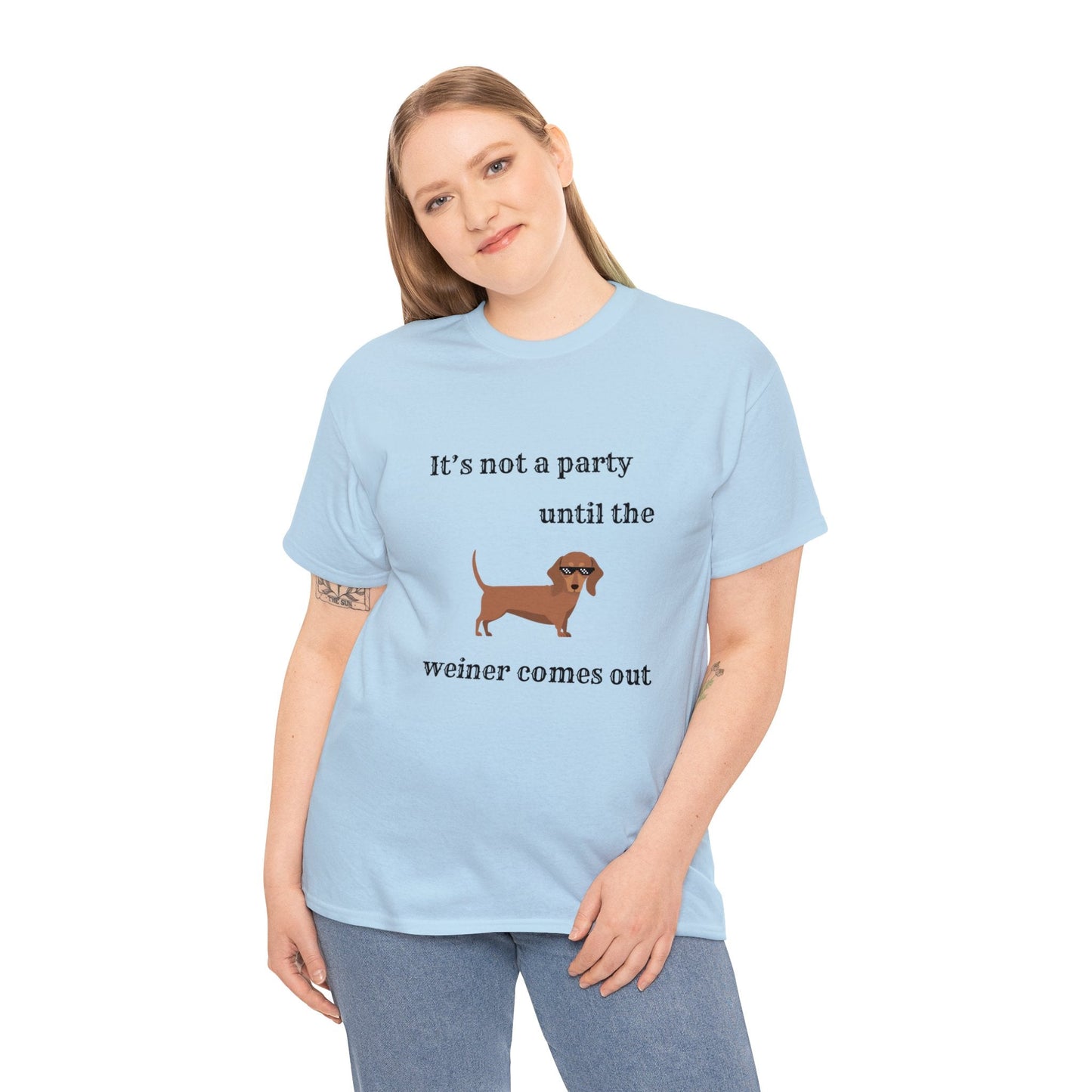 Dachshund Weiner Party Short Sleeve Tee