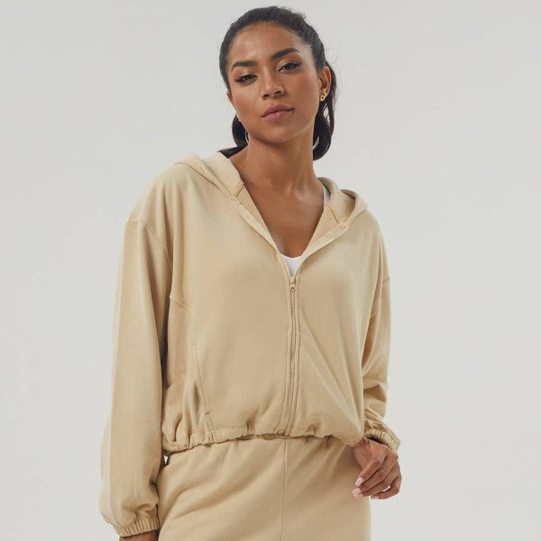 Well-in Vogue FlexEdge Zipper-Hem Hoodie