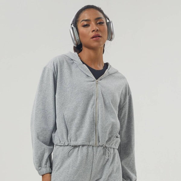 Well-in Vogue FlexEdge Zipper-Hem Hoodie