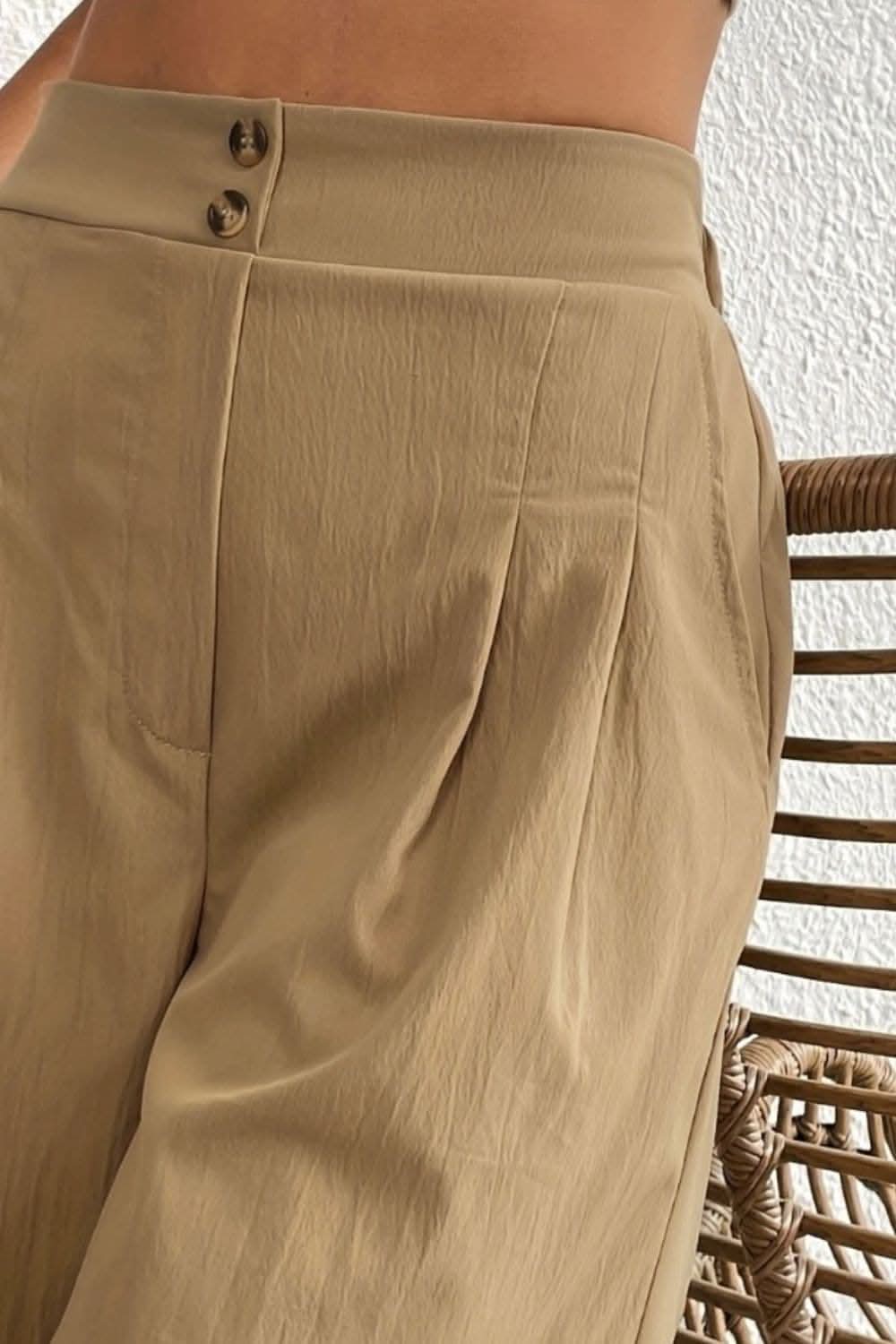 High-waisted pocket shorts for women - Love Salve