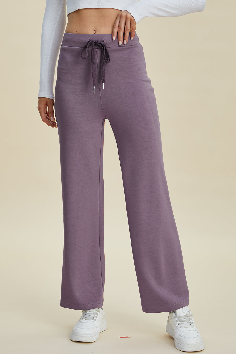 ShopBasicbae Wide Leg Scuba Pants