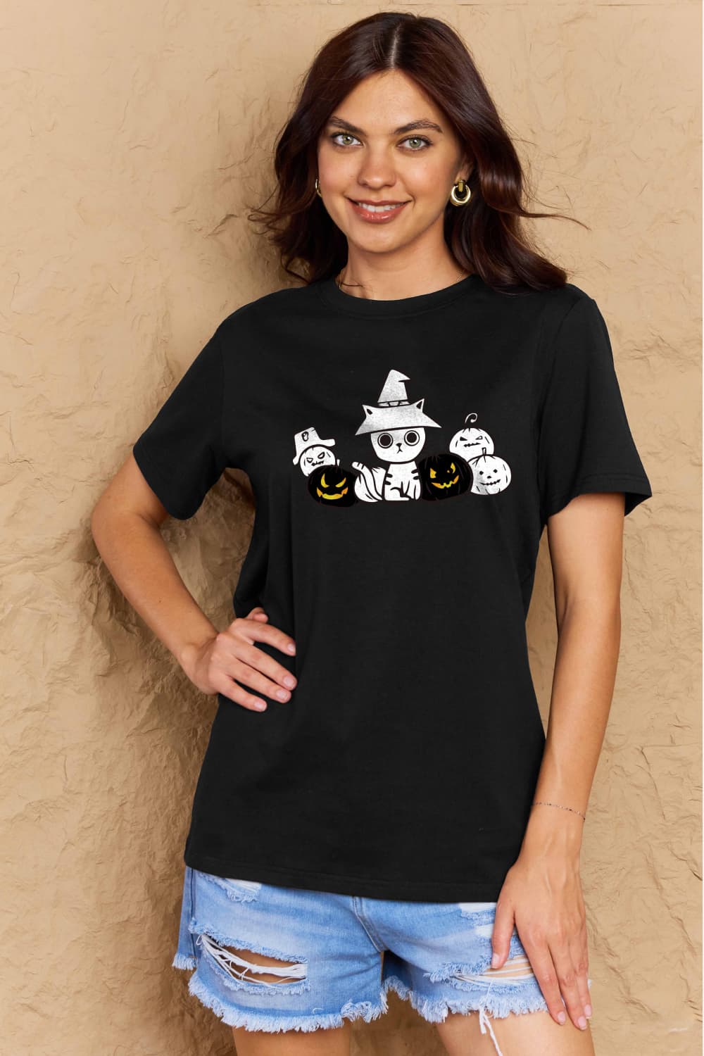 Simply Love: Cat & Pumpkin Tee