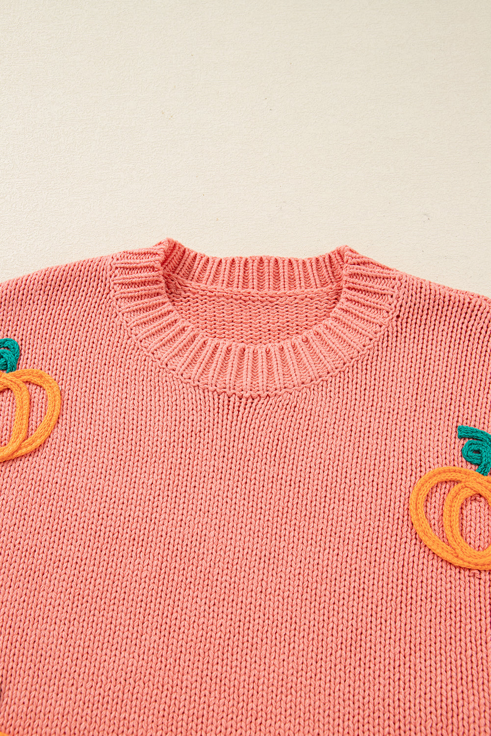 Blossom Pumpkin Embroidered Thanksgiving Holiday Sweater Dear-Lover Dropshipping