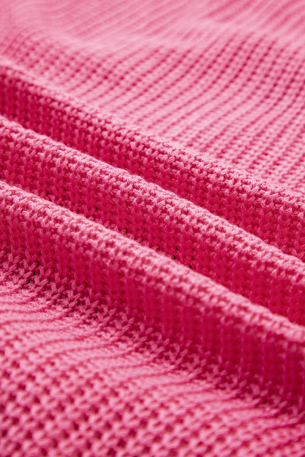 Bright Pink Western Cowboy Embroidery Sleeveless Sweater - Love Salve