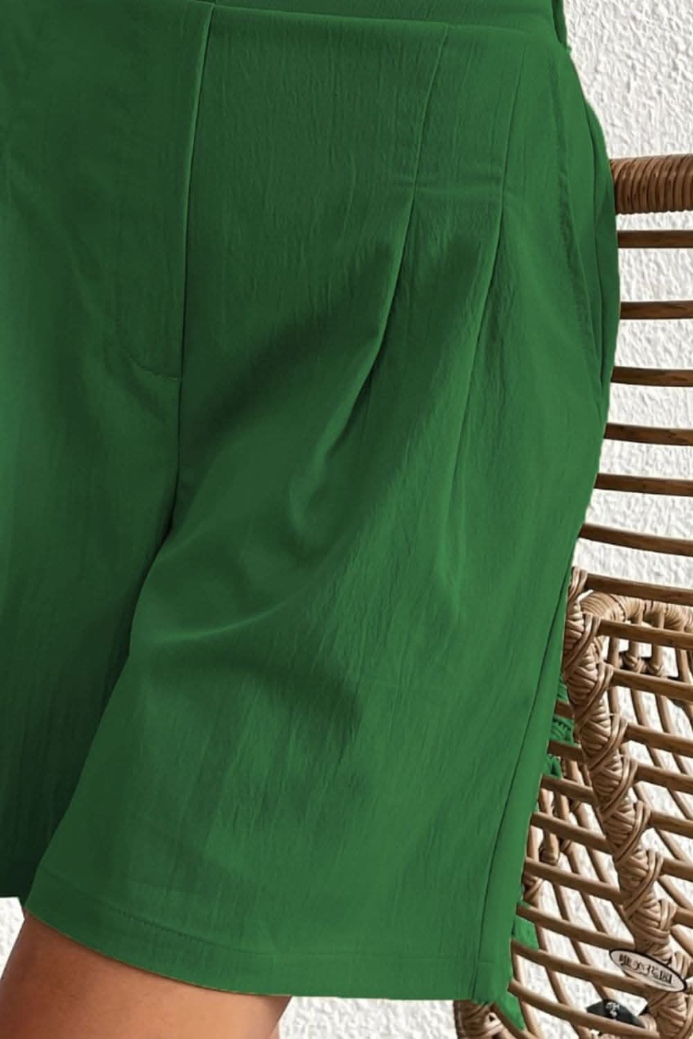 High-waisted pocket shorts for women - Love Salve