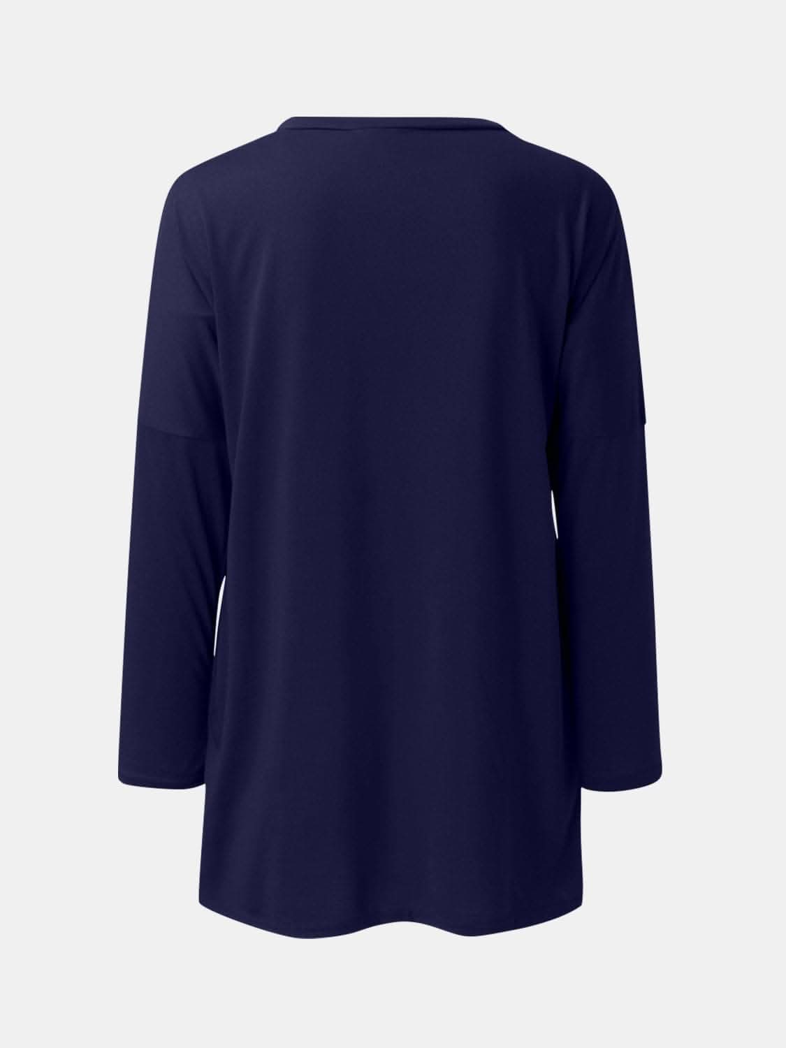 Pocketed long sleeve tee - chic style - Love Salve