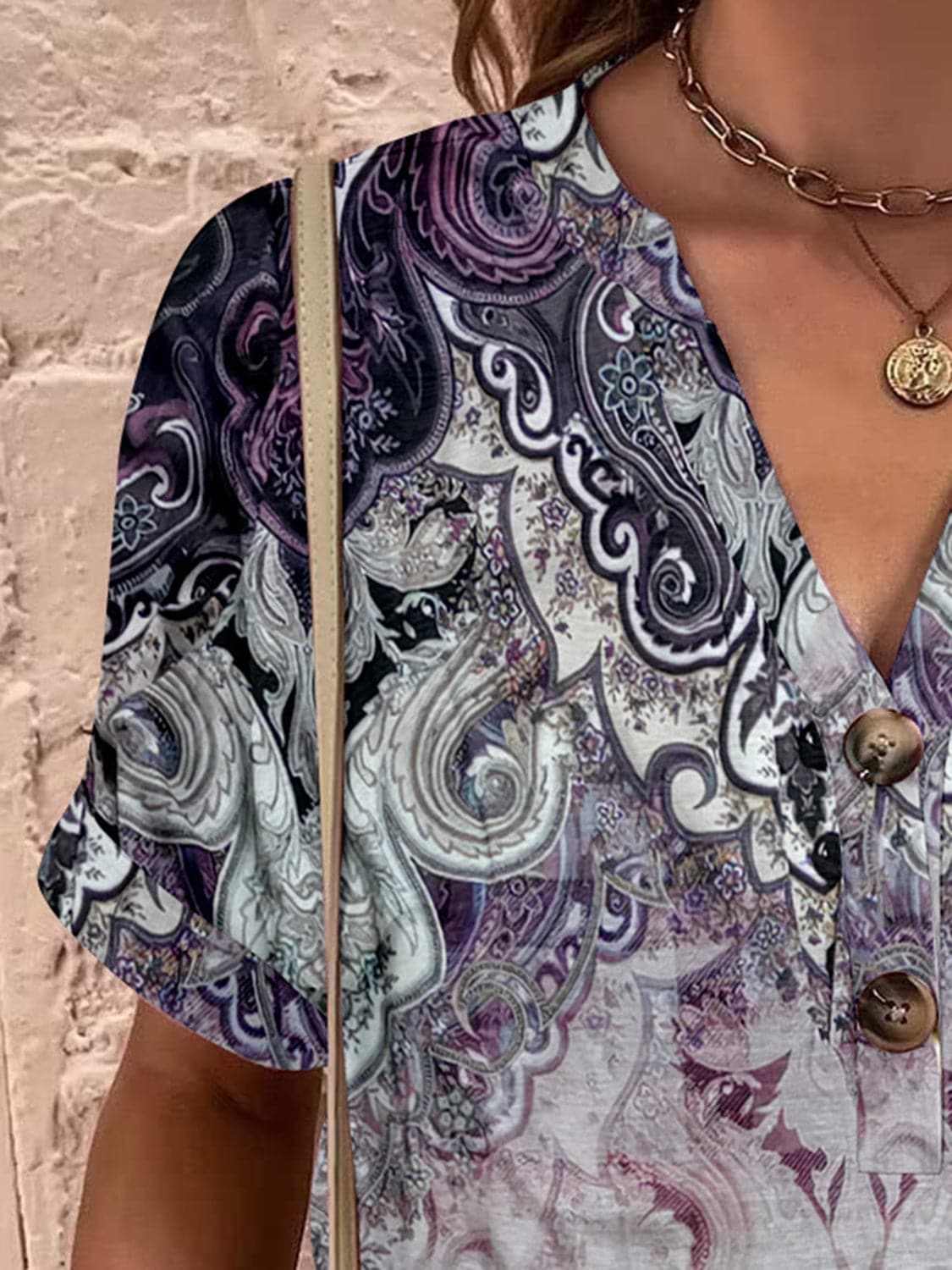 Chic sheer short sleeve blouse - Love Salve